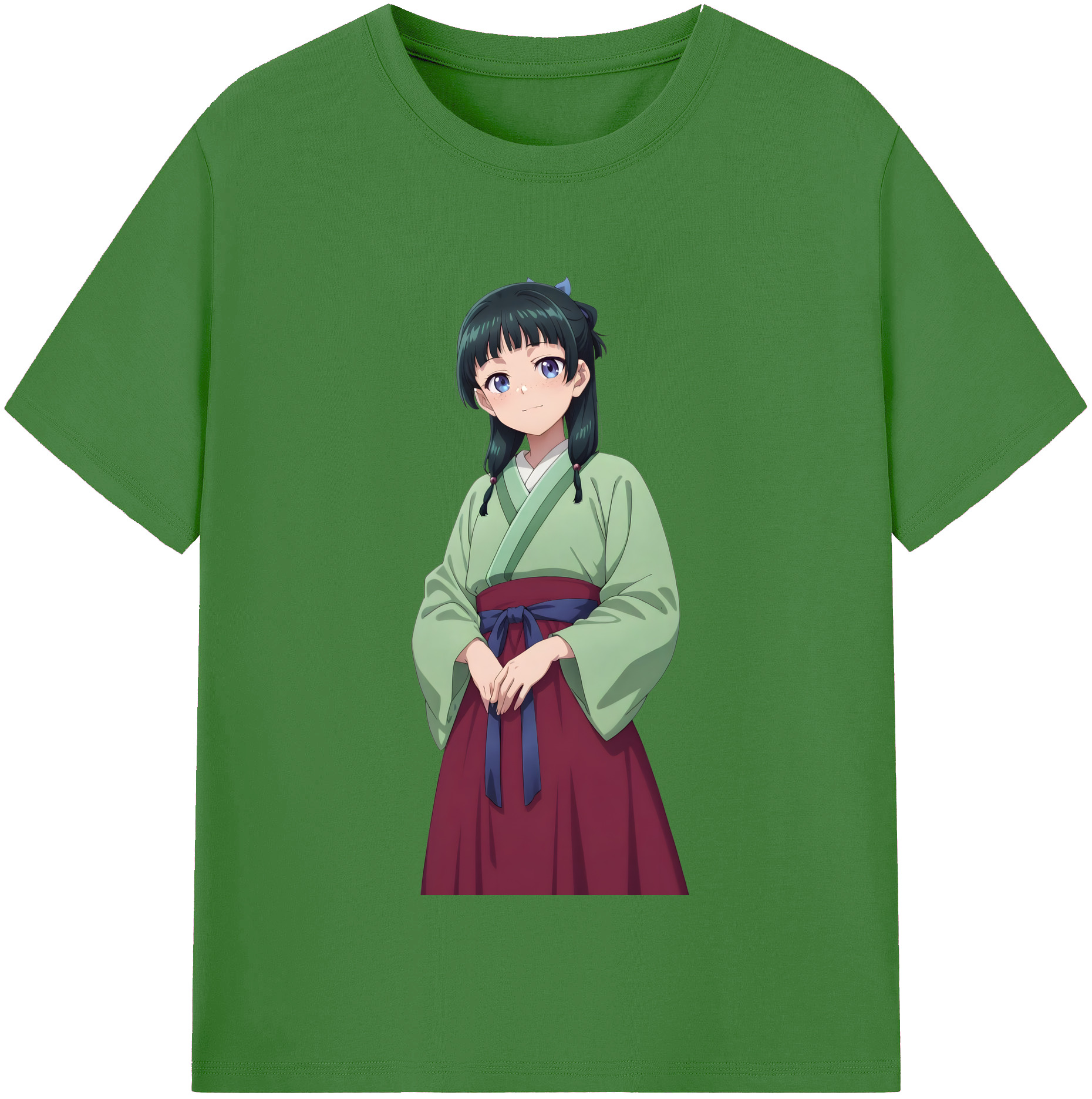 （画像用） 薬屋のひとりごと The Apothecary Diaries レディースカジュアルプリントTシャツ（綿100％）